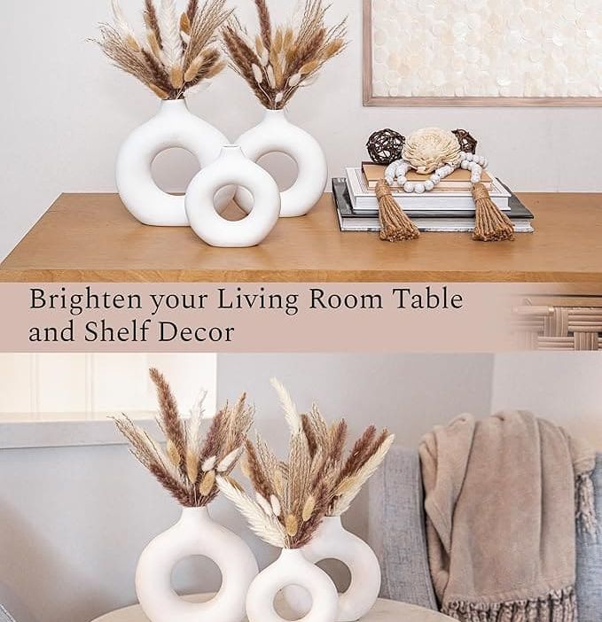 Set of 3 Ceramic Vase