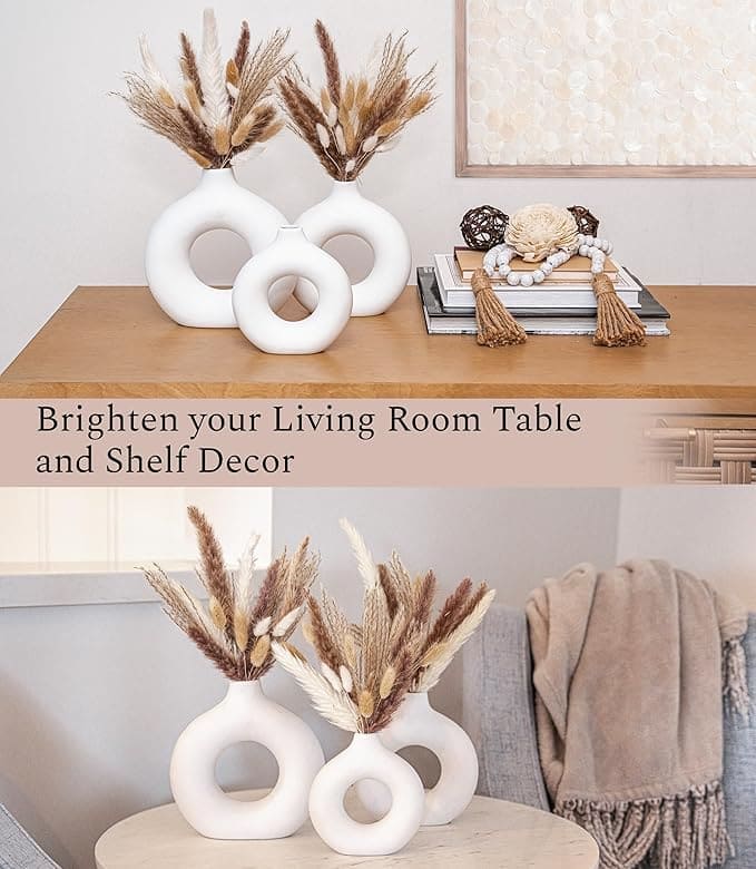 Set of 3 Ceramic Vase