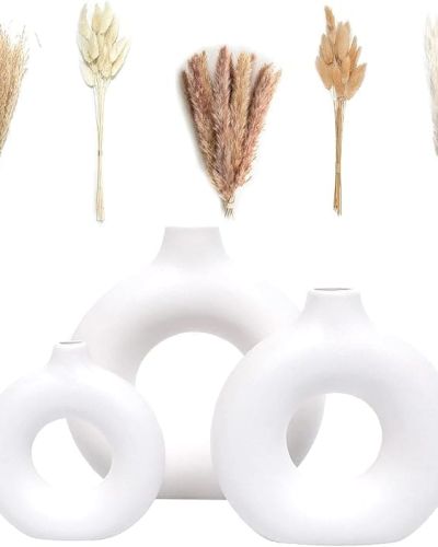 Set of 3 Ceramic Vase